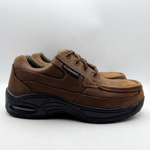 Florsheim Mens Polaris Composite Toe Work Shoes US 9.5 Wide Brown Leather NIB main image 13